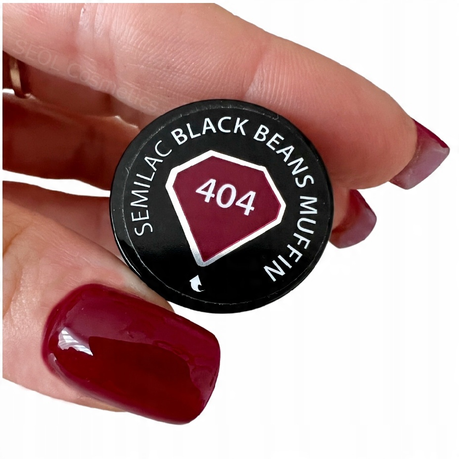 

Semilac 404 Black Beans Muffin Lakier Hybrydowy