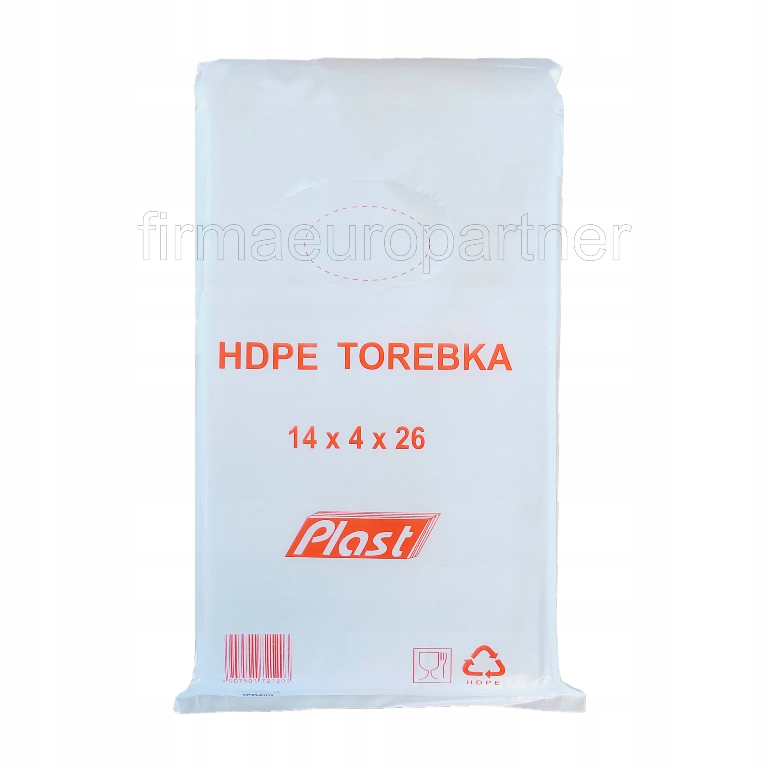 

Woreczki foliowe torebki Hdpe śniadaniowe 14x26