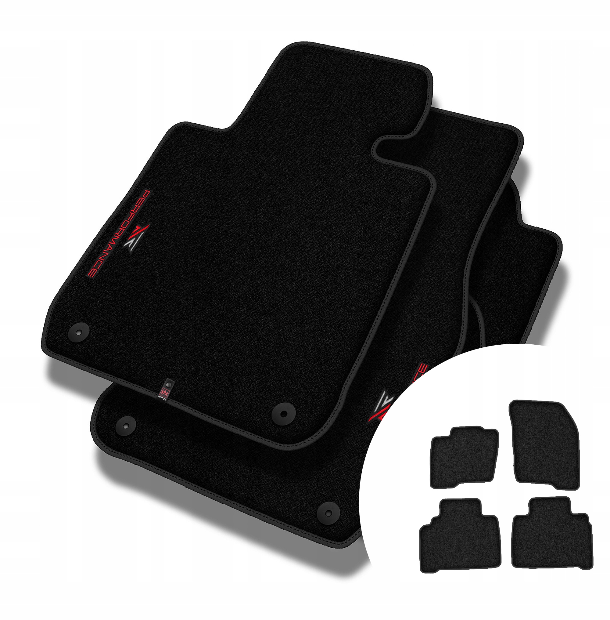 Velúrové koberčeky Performance Premium pre Ford S-max II 2010-2019