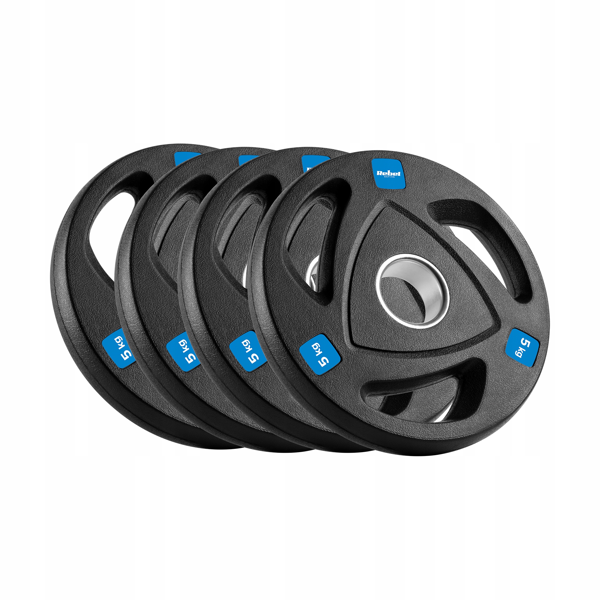 Obciążenie żeliwne olimpijskie zestaw 4x5kg 20kg 51mm talerze Rebel