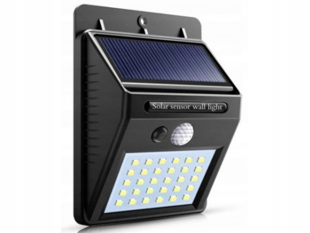 

Lampa Solarna 30LED Z Czujnikiem Zmierzchu I Ruchu