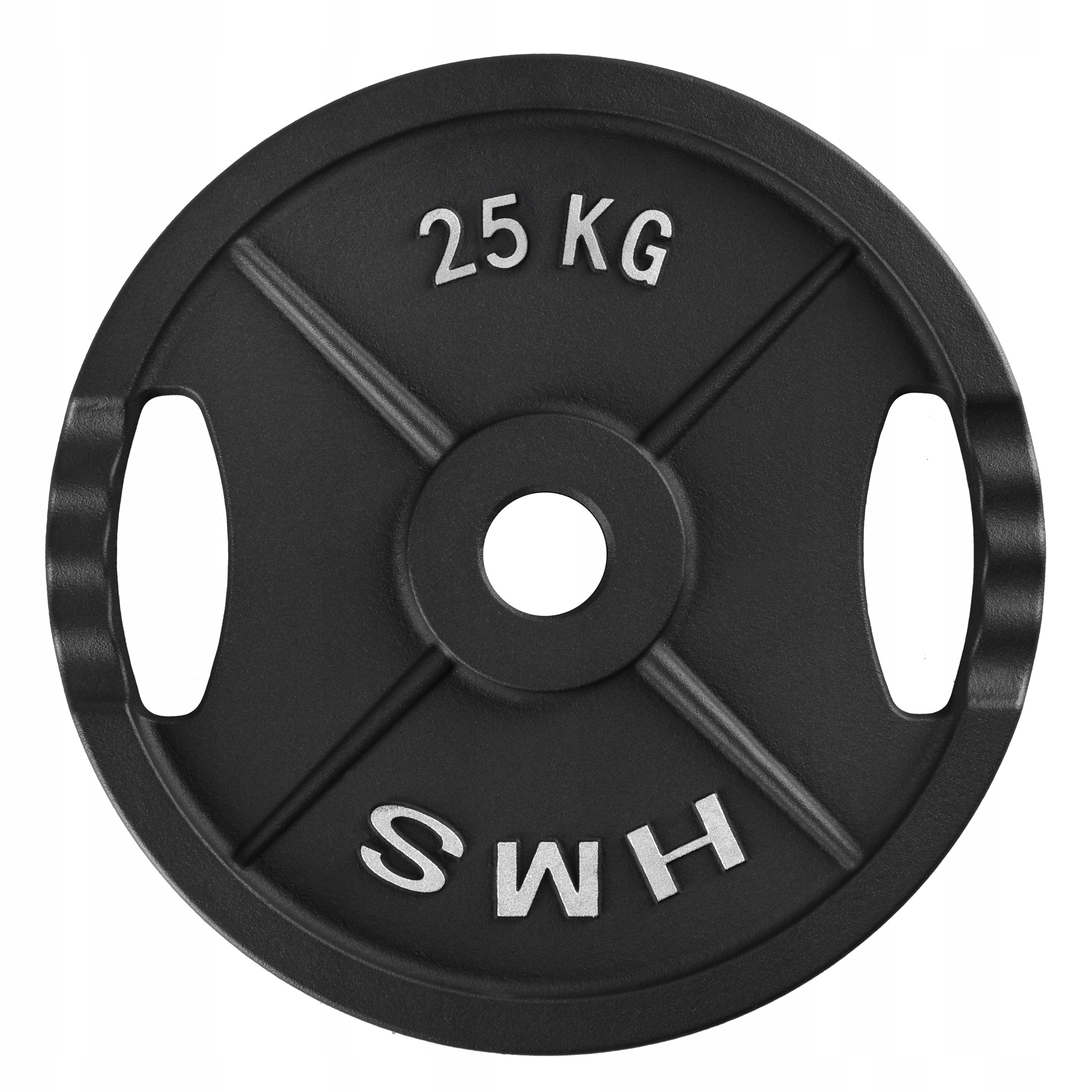 Żeliwny Talerz Olimpijski Hms Tod 25 Kg otwór 51 mm z Uchwytami