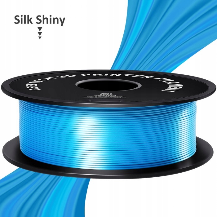Filament Geeetech Silk PLA 1000g Jedwabny Błękit Niebieski Silk Sky Blue Producent Geeetech