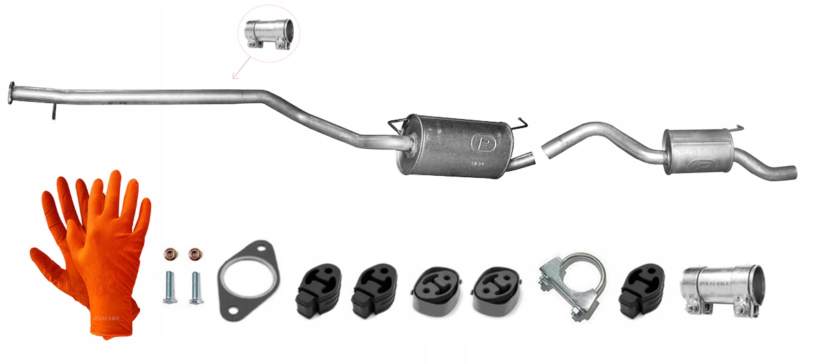 Ford Transit Connect 1.8i 16V 85kW (2004-12/2013) Tlumič Koncový