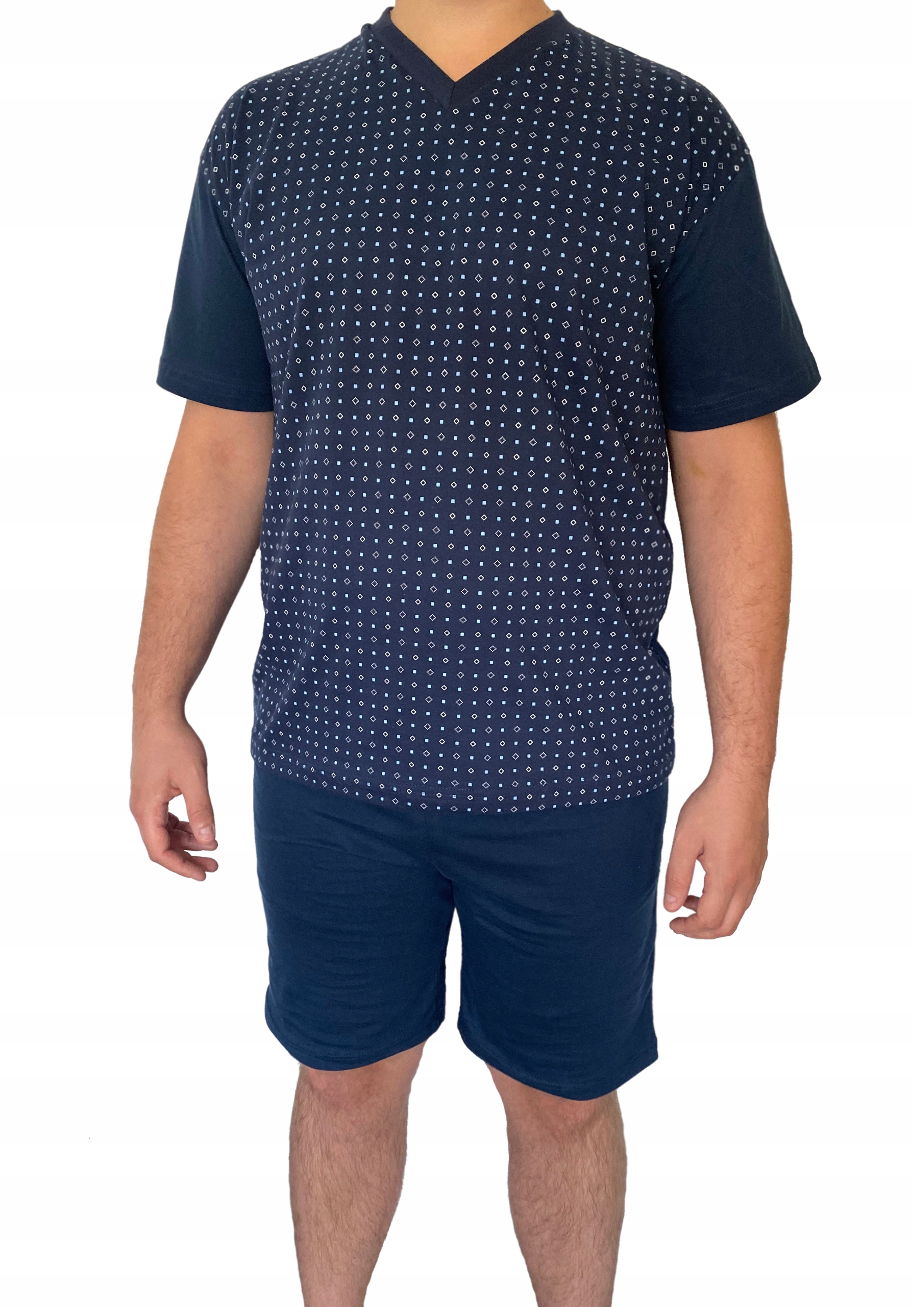 

Piżama Męska krótki rękaw szorty Bawełna polska