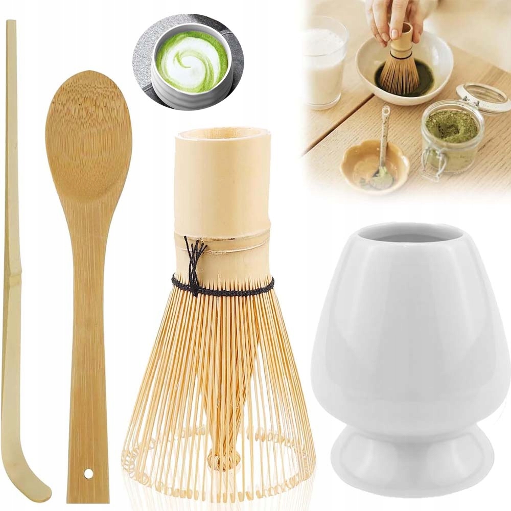 ZESTAW STARTOWY DO HERBATY MATCHA PEŁNY ZESTAW DO MATCHA RĘCZNIE ...