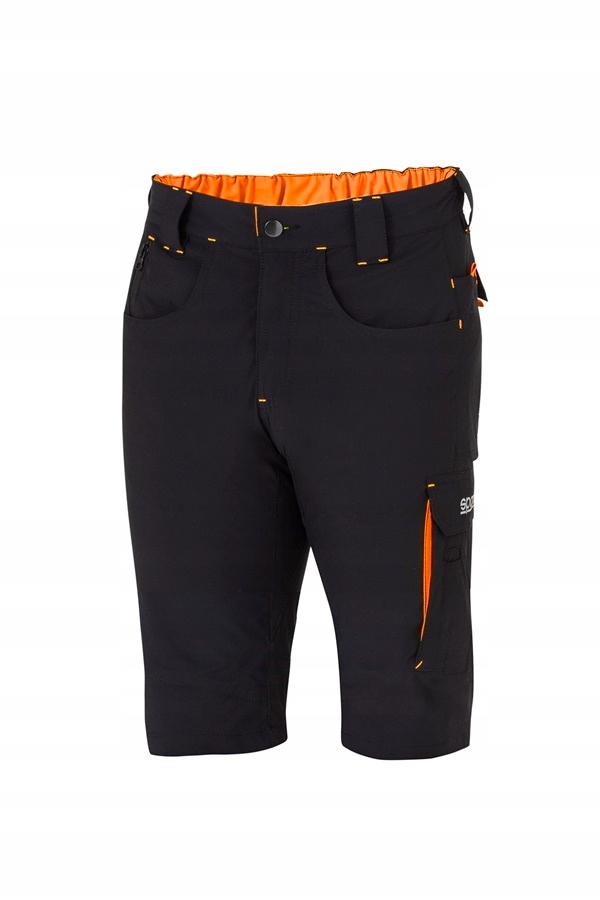 Šortky Sparco Light Tech Teamwork čierno-oranžové veľ L
