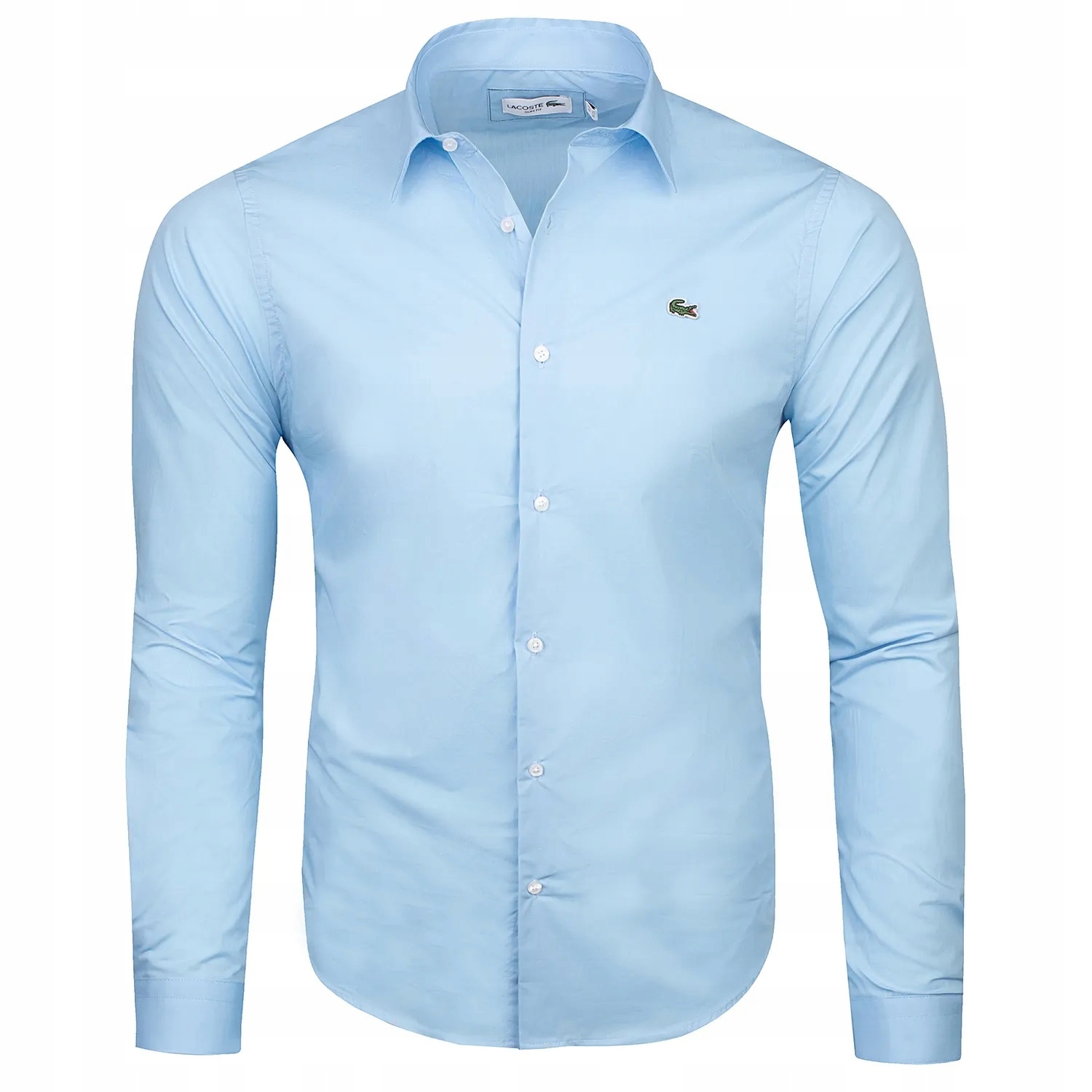 Lacoste pánská ležérní košile světle modrá Slim Stretch