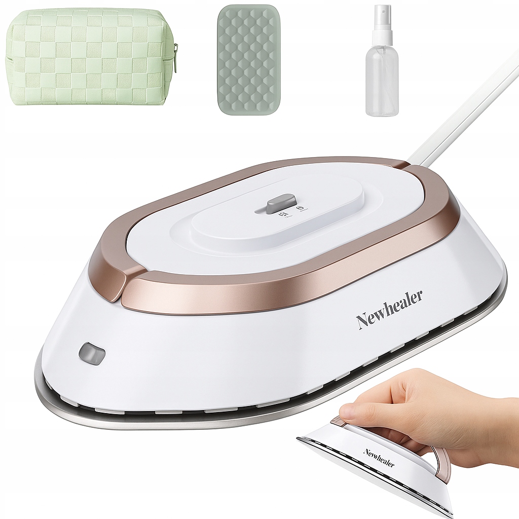 Mini Žehlička Přenosné Keramické Žehlení Sada Podstavec