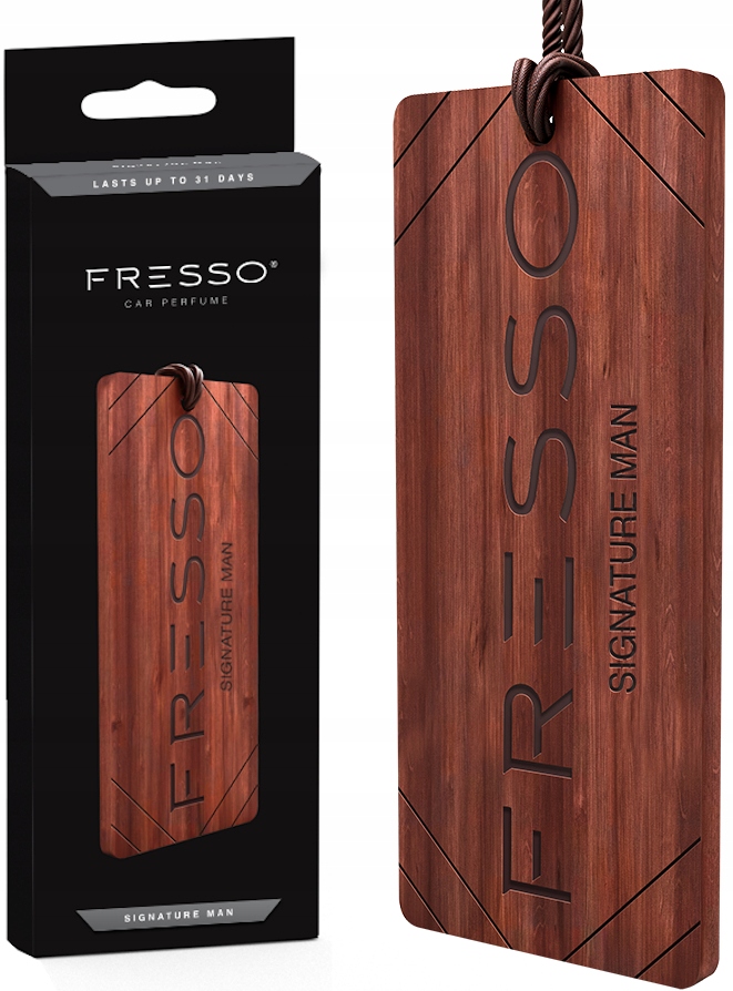 

Fresso Signature Man Drewniana zawieszka zapachowa