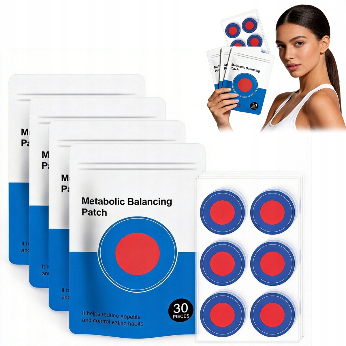 120szt Plastry Odchudzające Turbo Spalanie Wyszczuplają Nowy 2026