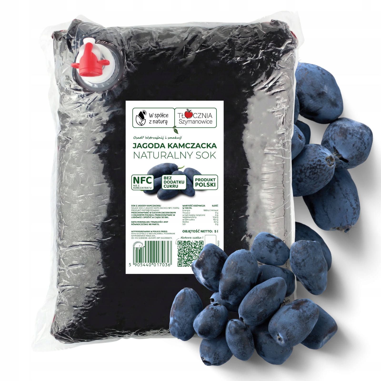 Sok z Jagody Kamczackiej 5L