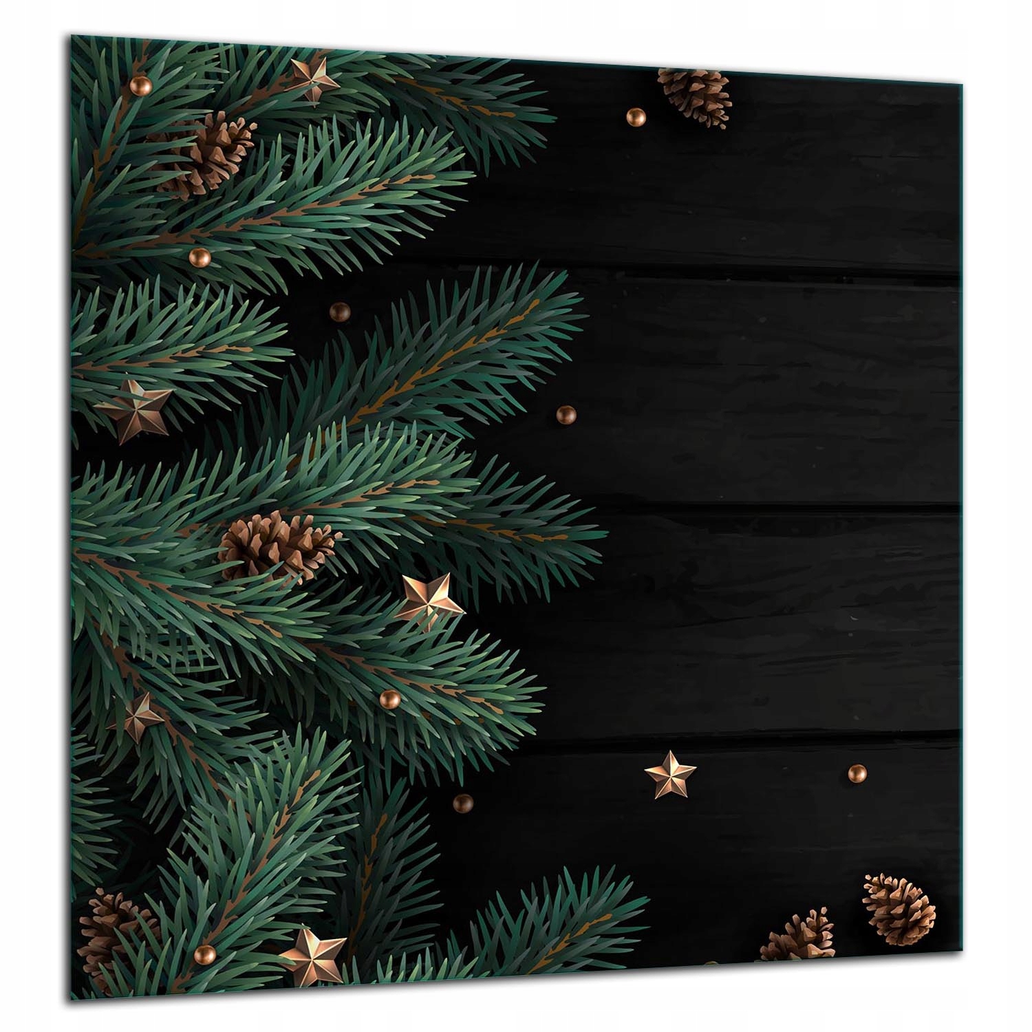 Skleněný Ochranný Panel Do Kuchyně 60x65 Vánoce Lacobel 7v1