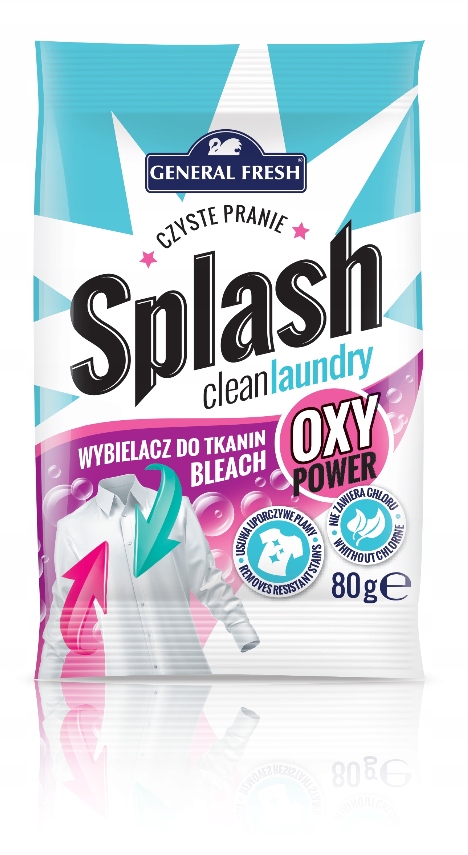 

General Splash Wybielacz 80g do Tkanin bez Chloru