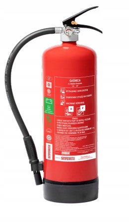 Gaśnica hydrożelowa 6l Mobiak do baterii litowo- jonowych i tłuszczy 2026