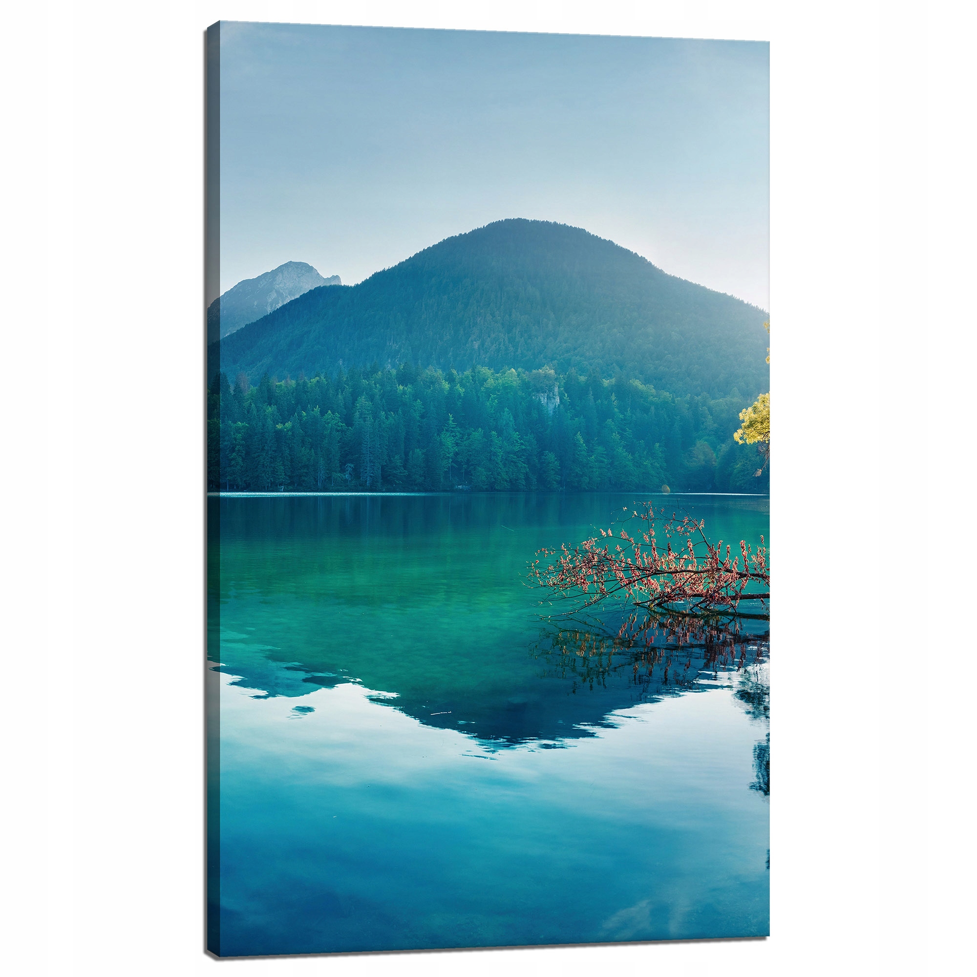 Obraz na plátně Slunce nad horami Jezero Voda Klid 60x100 cm