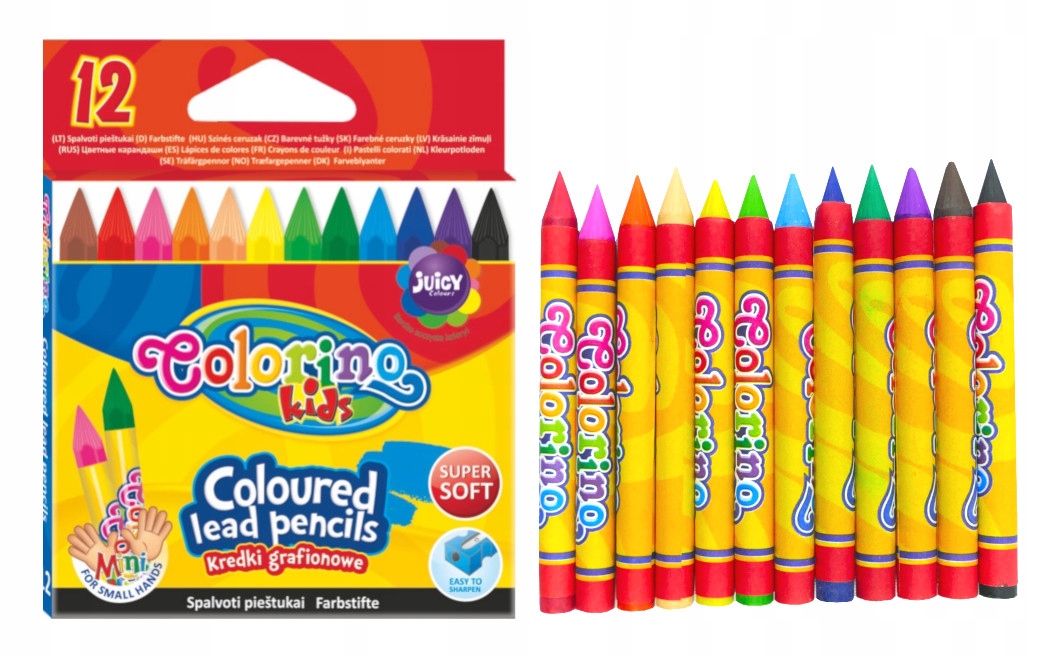 

Colorino kredki grafionowe świecowe