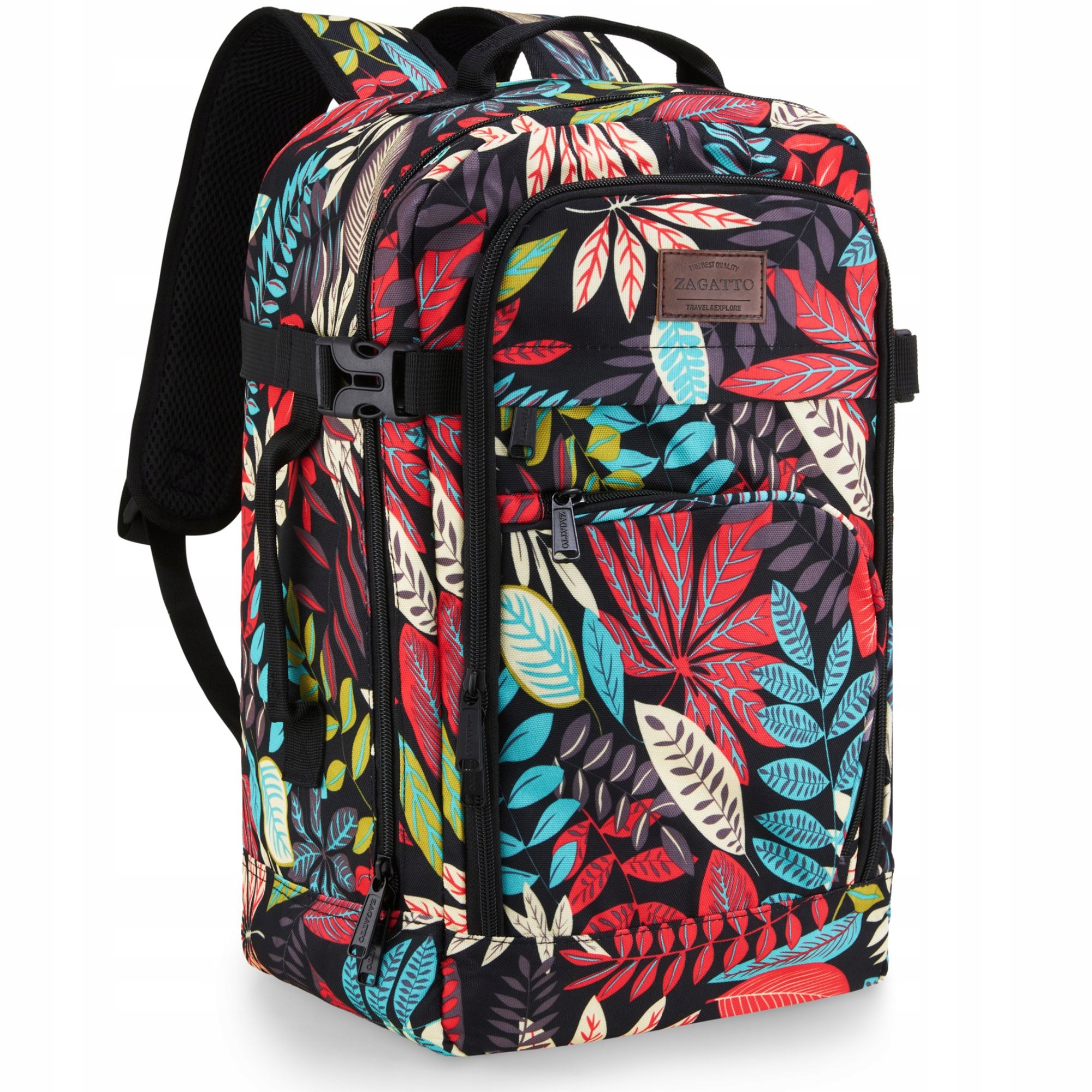 Plecak wielofunkcyjny do samolotu damski 40x20x25 turystyczny Zagatto