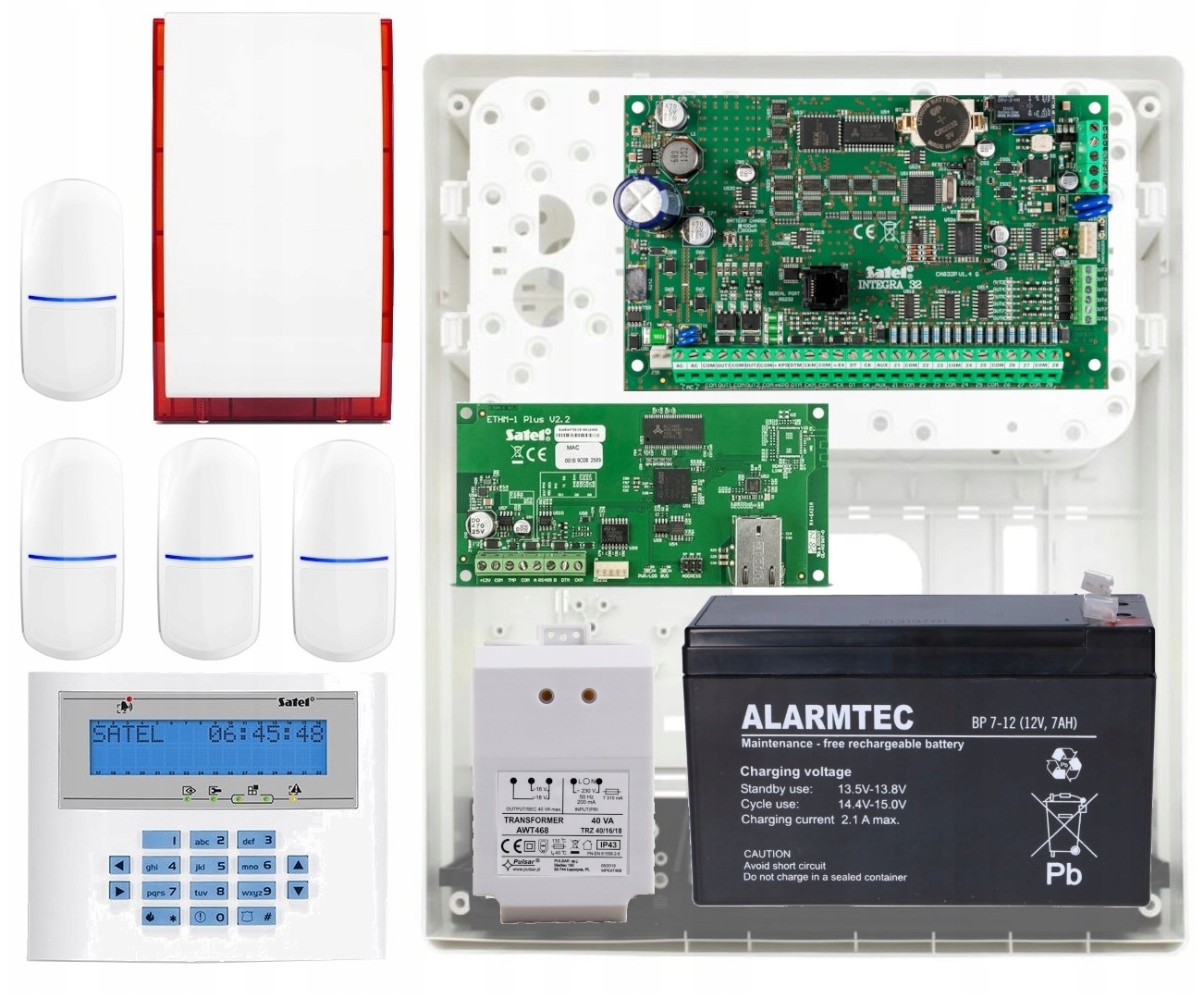 Systém alarmu proti vlámaniu INTEGRA32 Satel