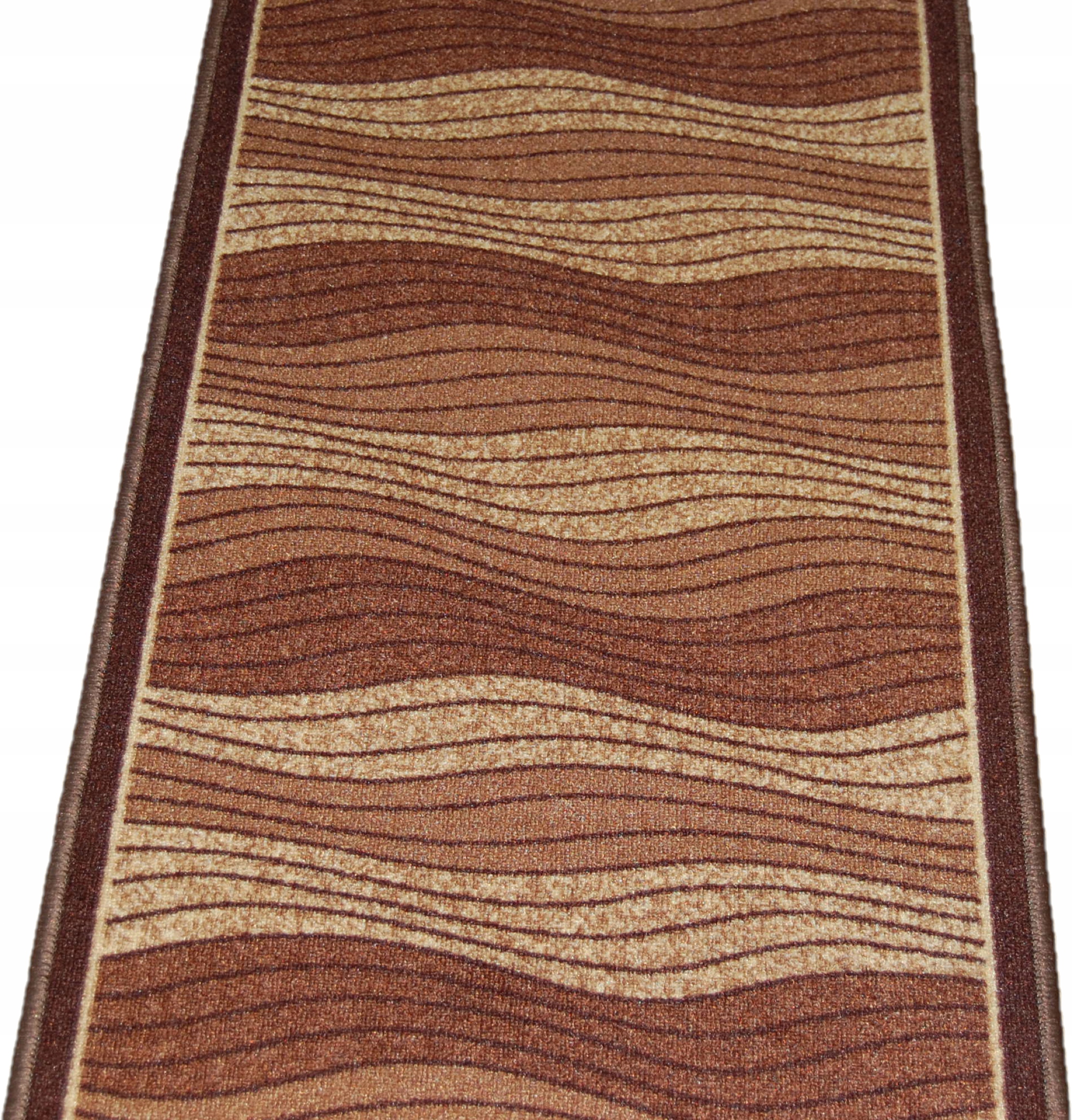 

Chodnik Podgumowany 1015 Brąz Fala 57cm