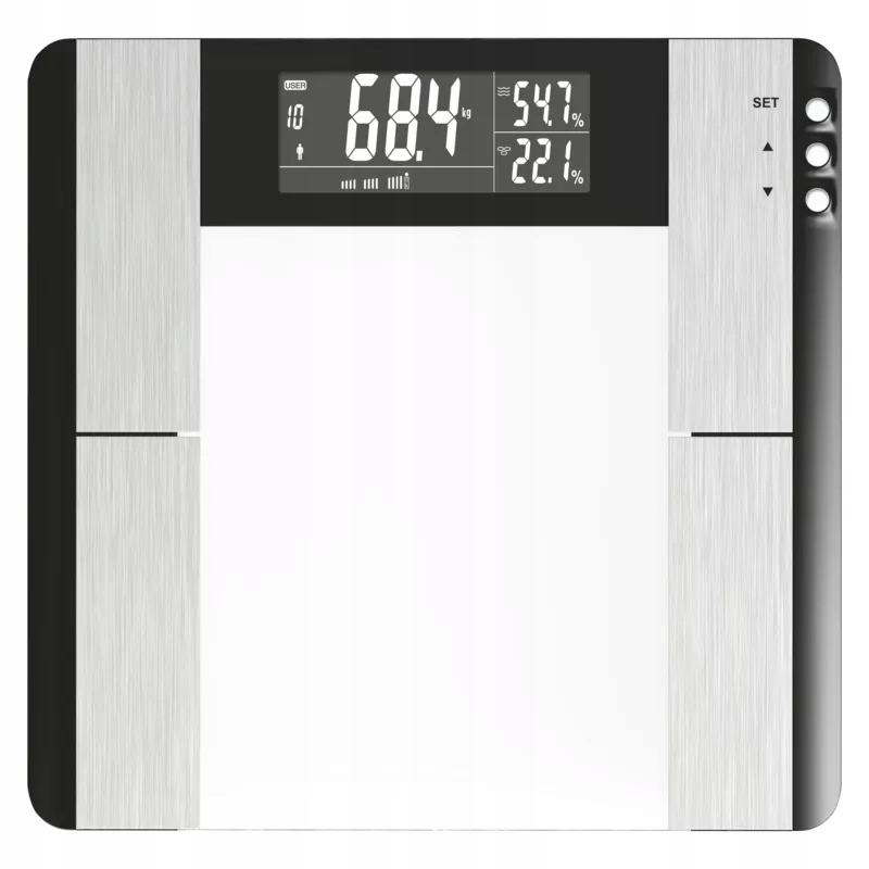

Waga łazienkowa Emos EV104 LCD do 150kg Pamięć Bmi