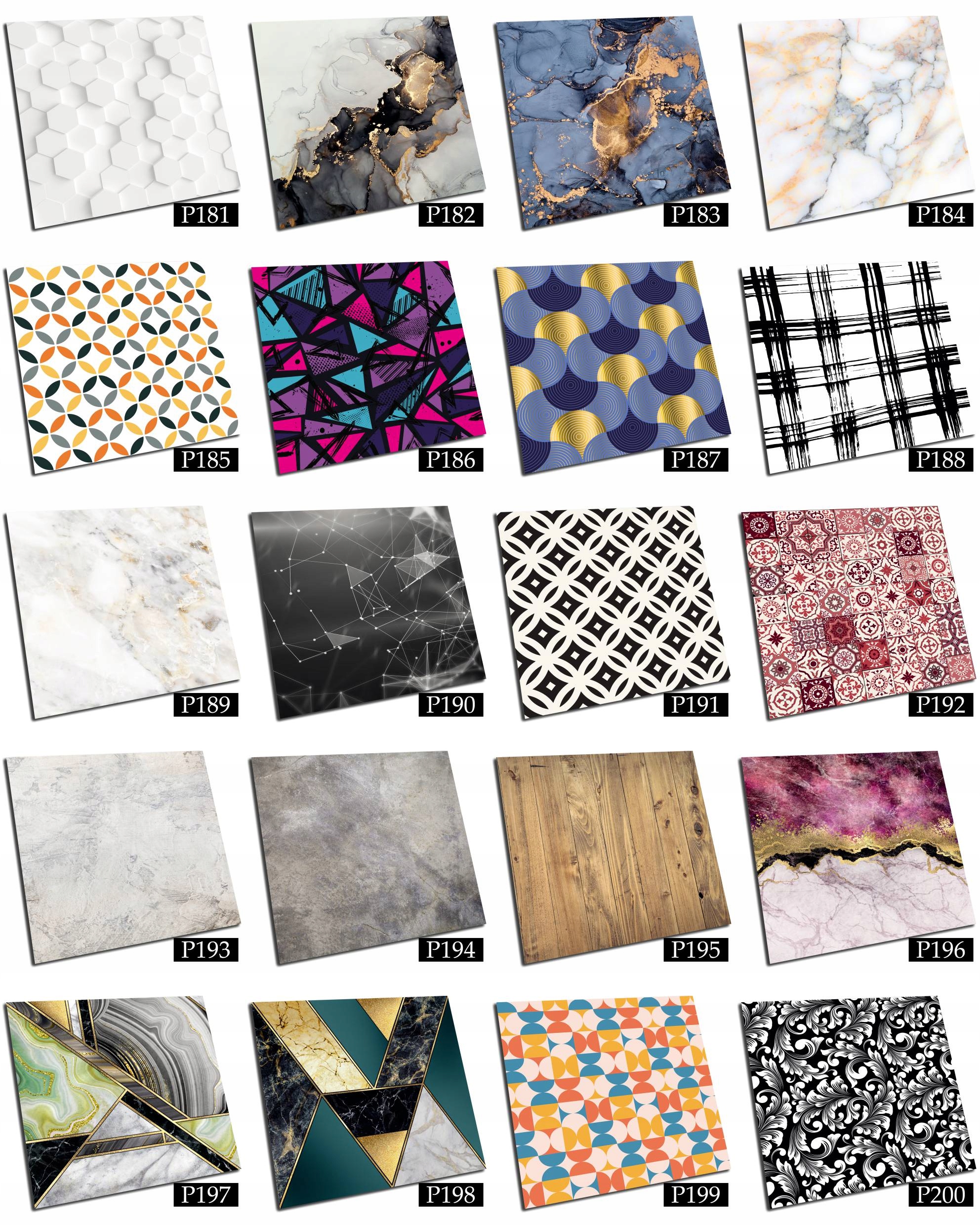 Samoprzylepne kafelki PCV 25x25 PATCHWORK CHARM Waga produktu z opakowaniem jednostkowym 2 kg