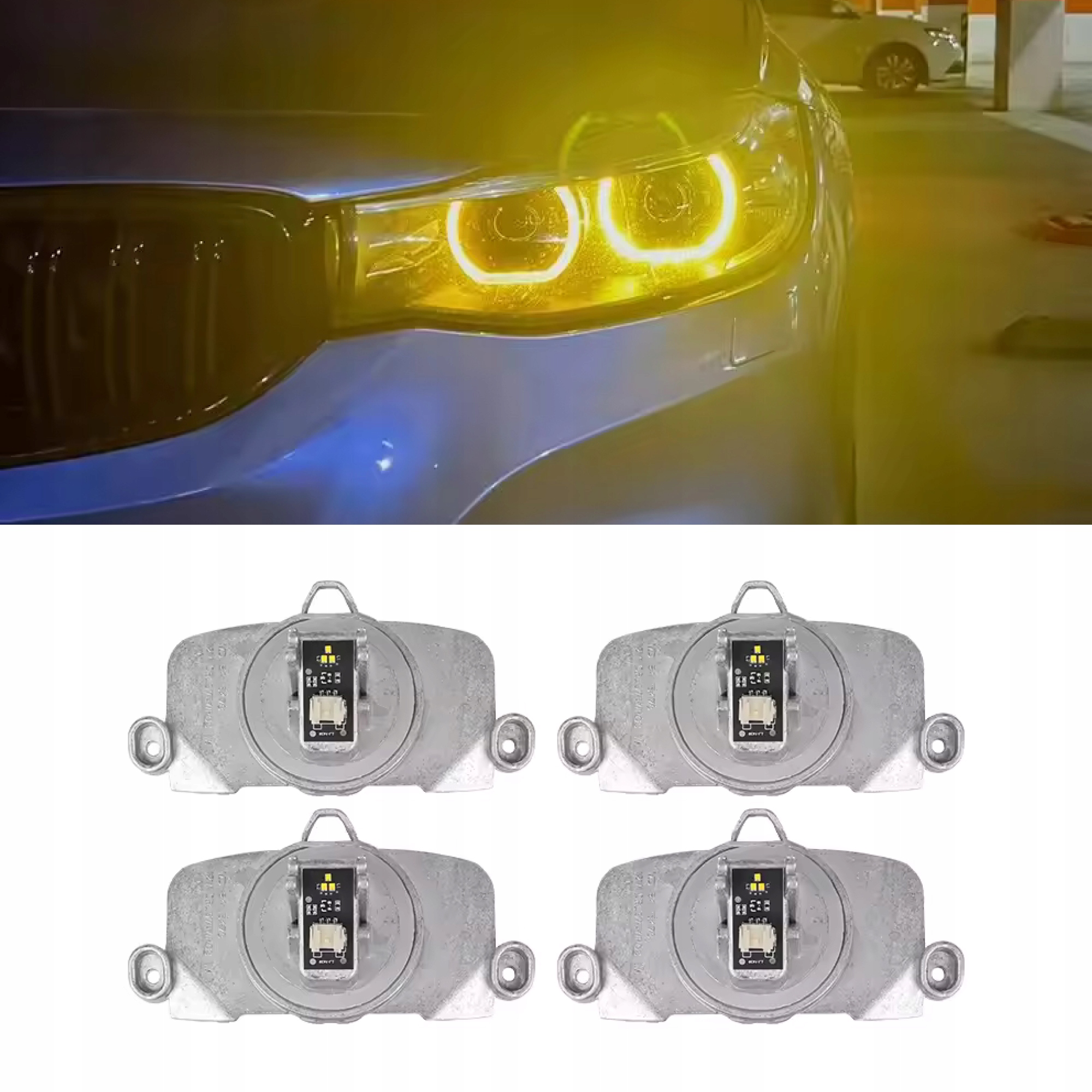 Moduł YELLOW DRL do BMW F30/F31/F36 2012-2015 zmiana koloru na żółty ...