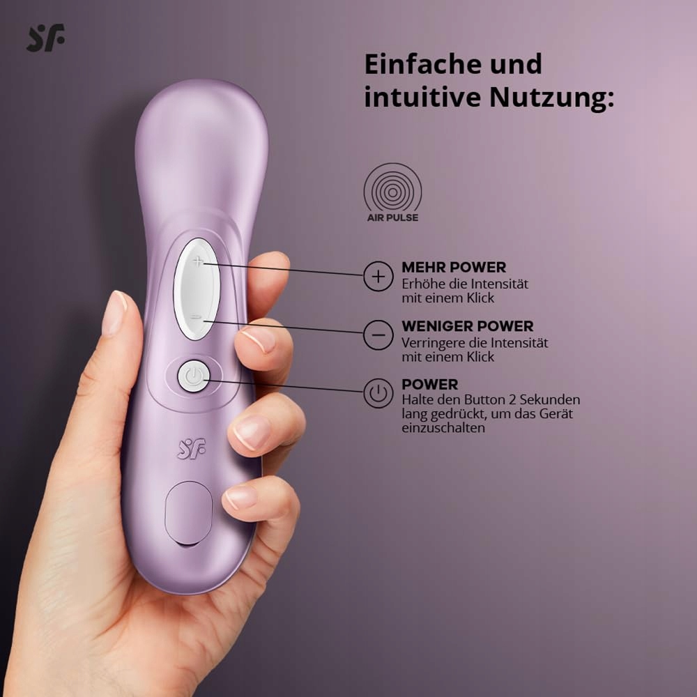 SATISFYER Pro 2 Wibrator Bezprzewodowy Stymulator Klitorisu Dla Kobiet — miniatura 3
