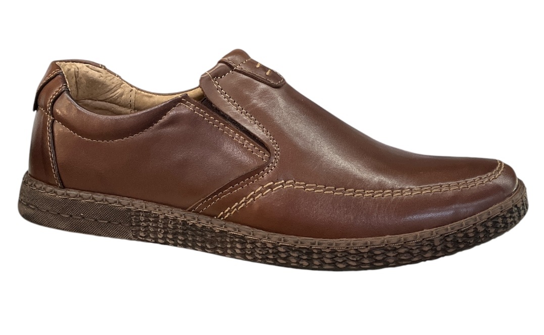 Pánské polobotky Fox 0479 Bronz Přírodní kůže 42