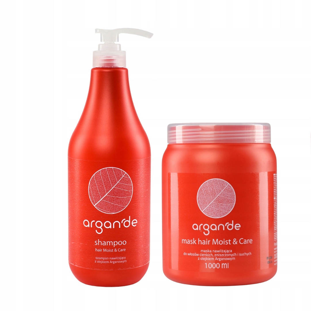 Sada Stapiz Argan’de Moist&Care Šampon a Maska pro intenzivní hydrataci 2 l