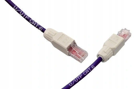 Wtyk Złącze RJ45 RJ-45 kat 6 RJ Beznarzędziowy na Kabel LAN UTP Skręcany RJ EAN (GTIN) 5905274140665