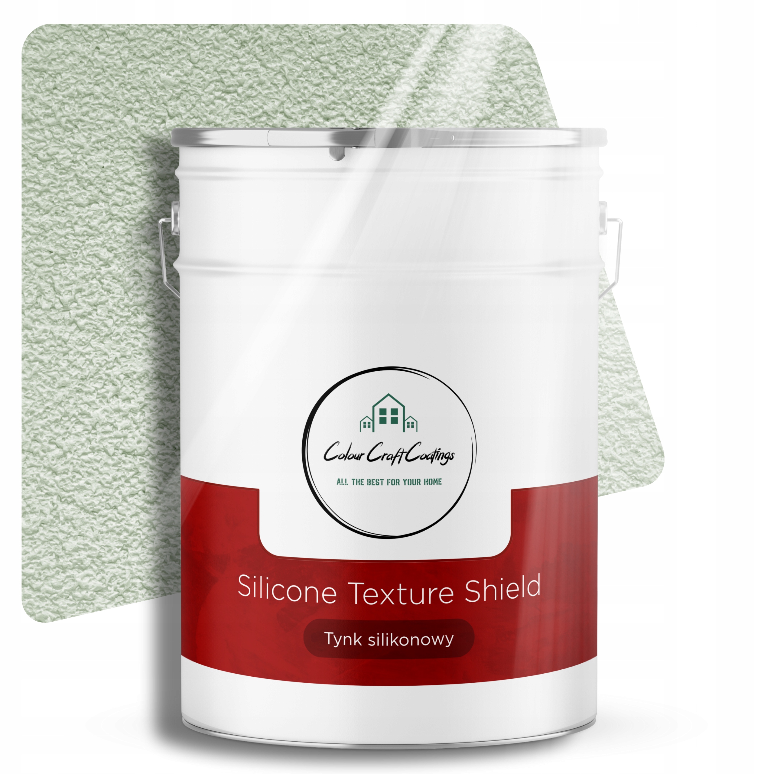 Silikonová Fasádní Omítka Beránek Granulace 1.5 mm Zelená 25 Kg F474