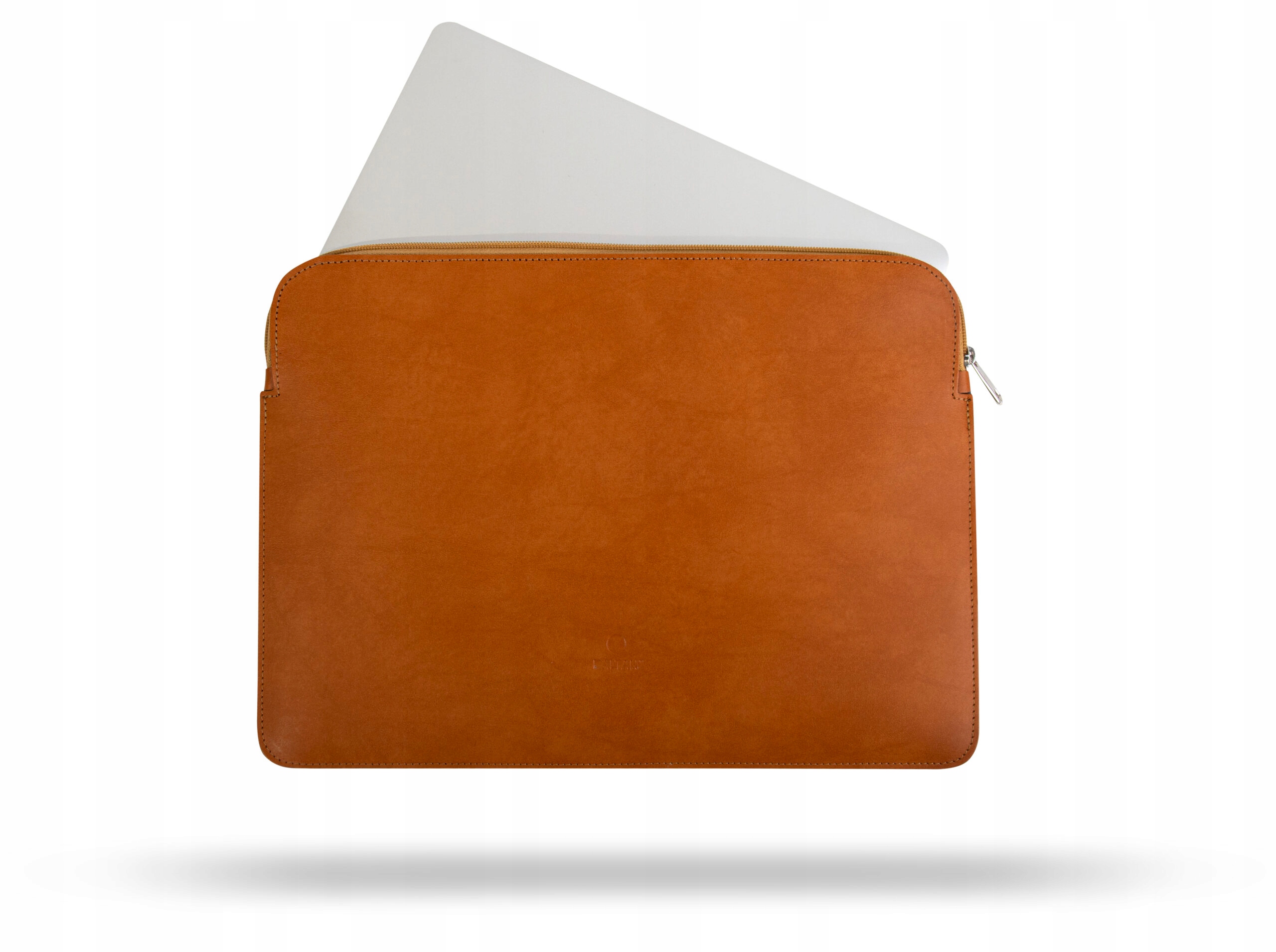 BALTAN Etui skórzane z zamkiem do MacBooka 13-14" brązowe — 5