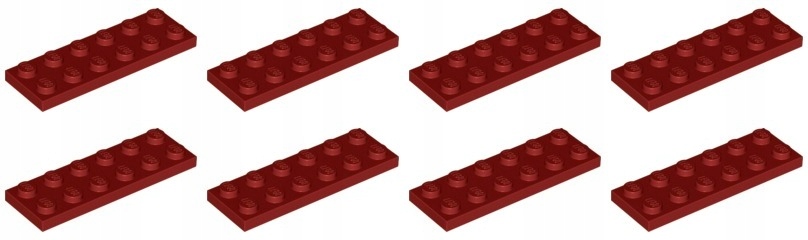 

Lego 3795 Płytka 2x6 czerwona ciemna (15g) 8 szt.