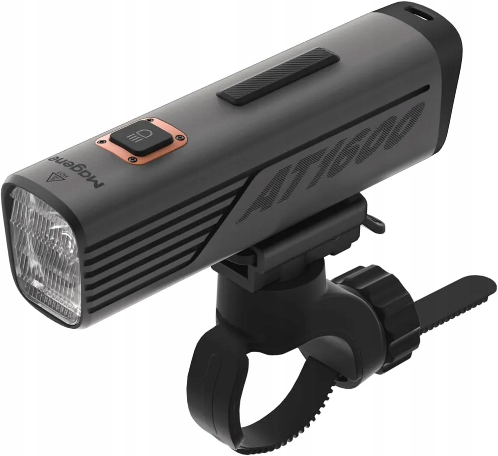 Inteligentna lampka rowerowa przednia przód Magene AT1600 Led 1600 LM Usb C