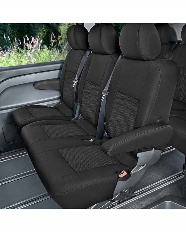Presné autopoťahy Mercedes Vito/Viano/V-Class 2014- (2. rad, 1+1+1)