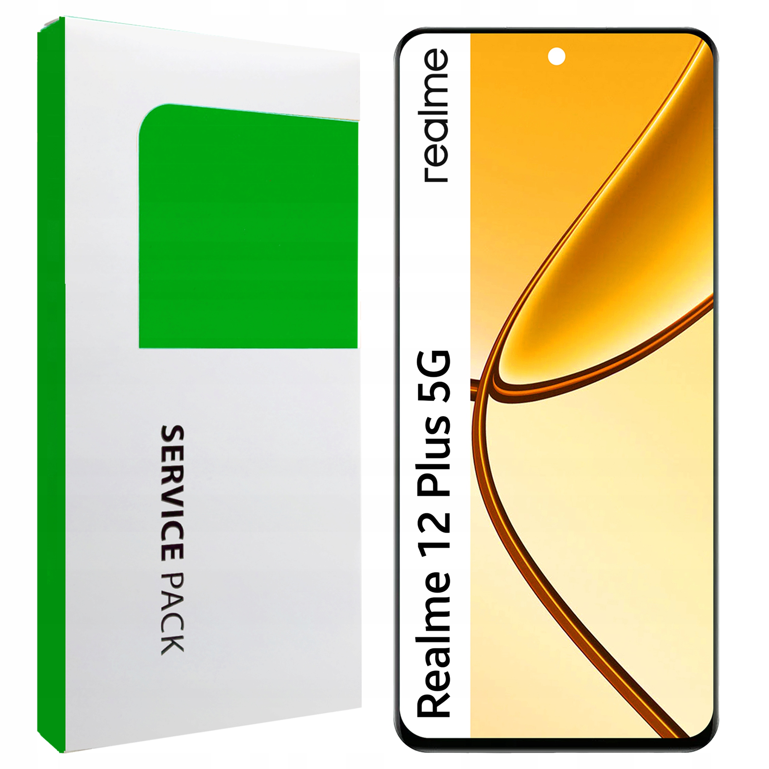 Originální Zila pro Realme 12 Plus LCD Displej Digitizer Dotyk