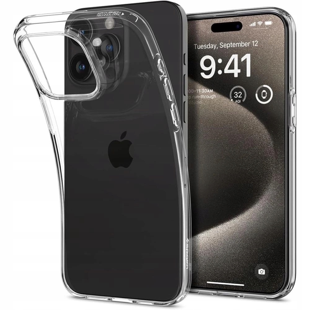 Etui Spigen Liquid Crystal na do iPhone 15 Pro Max przezroczyste
