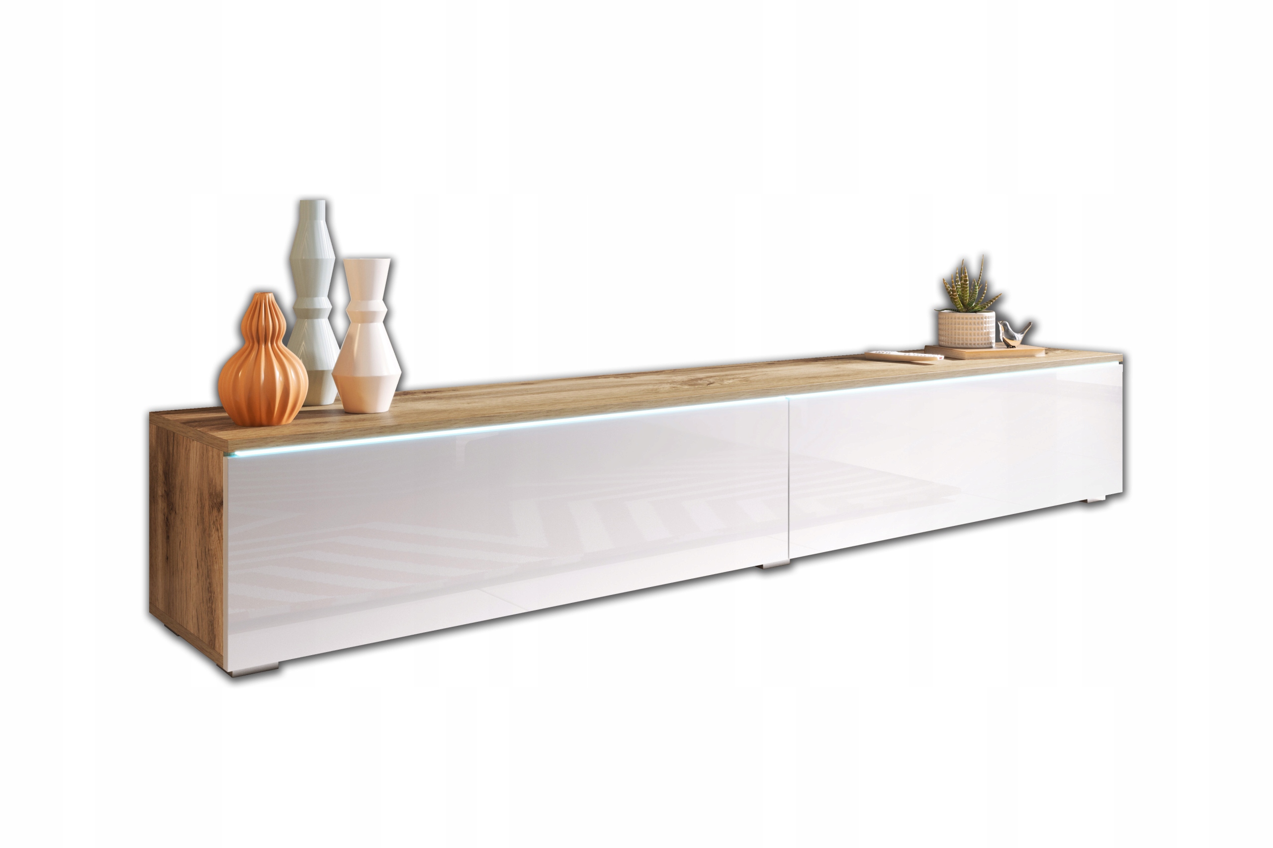 

Lowboard Apollo II szafka Rtv 180cm półka pod Tv