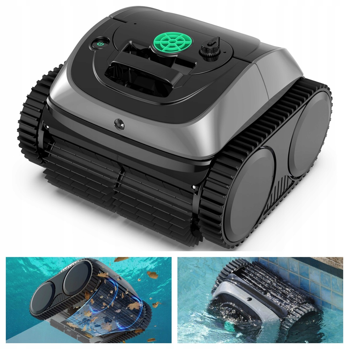 Robot do czyszczenia basenów 120-150m2 150 minut IPX8 41°F-95°F Wybot C1