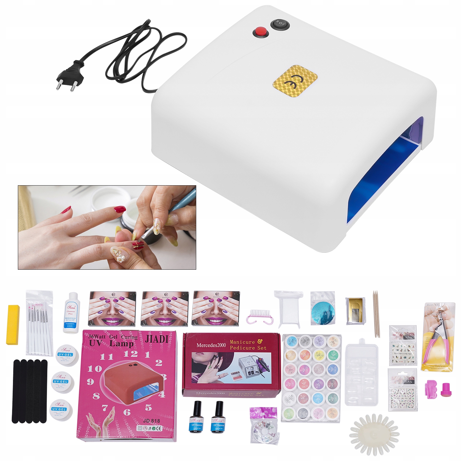 Zestaw startowy do paznokci DIY Marka inna marka