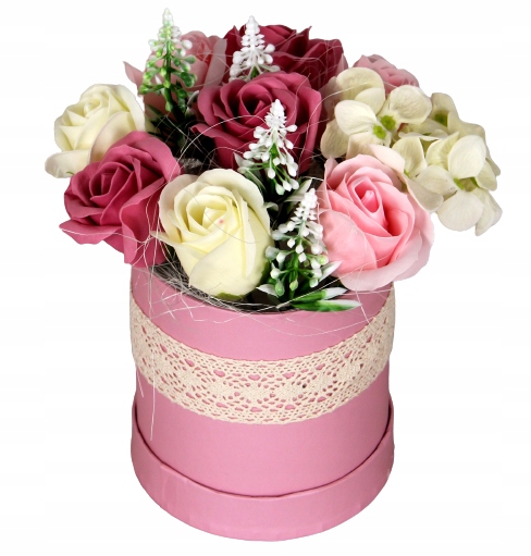

Flower Box Kwiaty Mydlane Dzień Kobiet