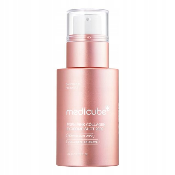 Medicube Pdrn Pink Collagen Exosome 2000 Zpevňující sérum na obličej 30 ml