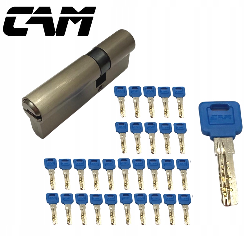 Cam vložka nikl 30/30 30 vyvrtaných klíčů