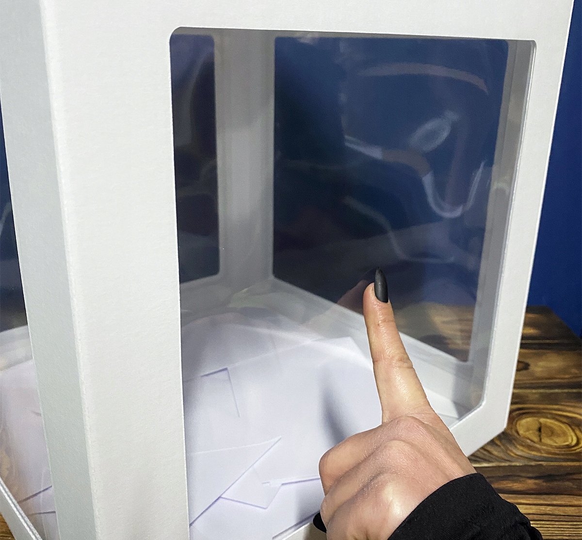 PUDEŁKO na koperty wesele ślub ZŁOTY NAPIS szklarn Kod producenta 01