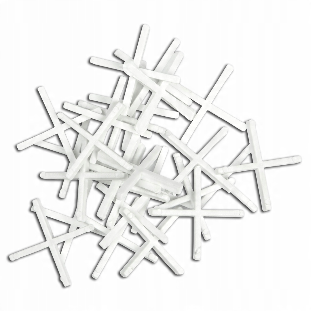

Krzyżyki dystansowe do płytek glazury 2.5mm 150szt