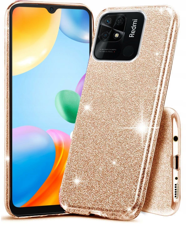 

Etui Brokat Case do Xiaomi Redmi 10C +szkło 9H