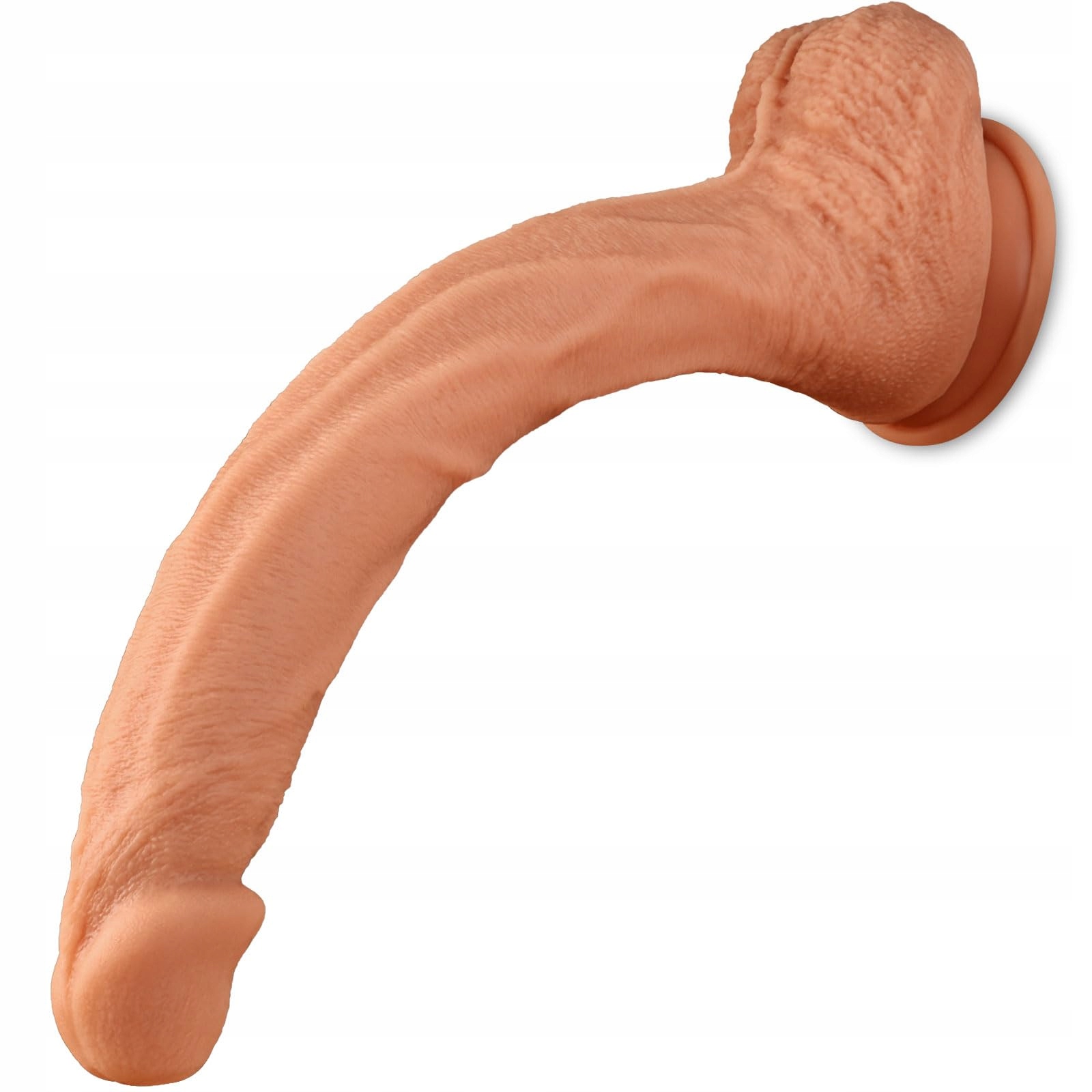 XXL DILDO Realistyczny Silikonowy Dildo 44cm Dla Mężczyzn Kobiet Par — miniatura 5