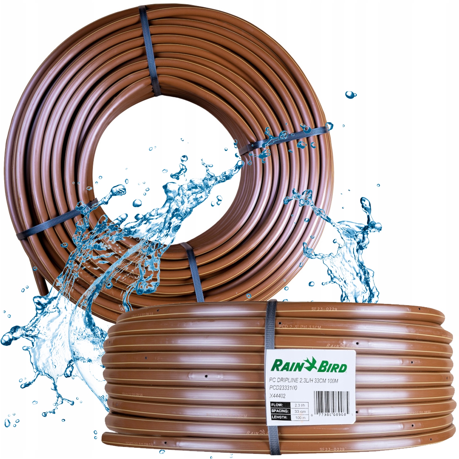 Linia Kroplująca Do Nawadniania Z Kompensacją Pcd 16/2.3/33 100 m Rain Bird