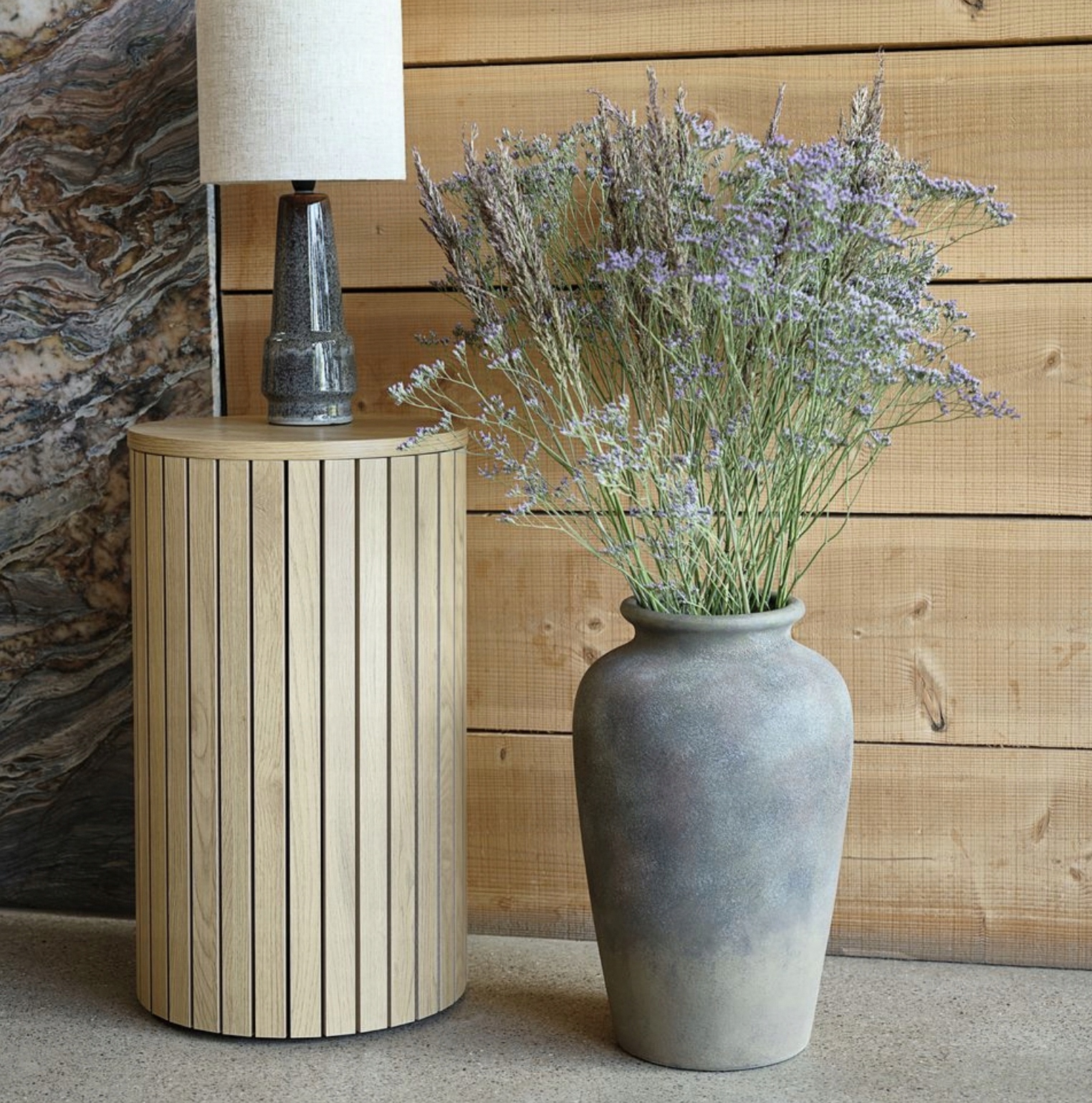 Duży wazon dekoracyjny kamionka retro loft wys. 45 cm DUŻY naturalny Kod producenta TOM4912080